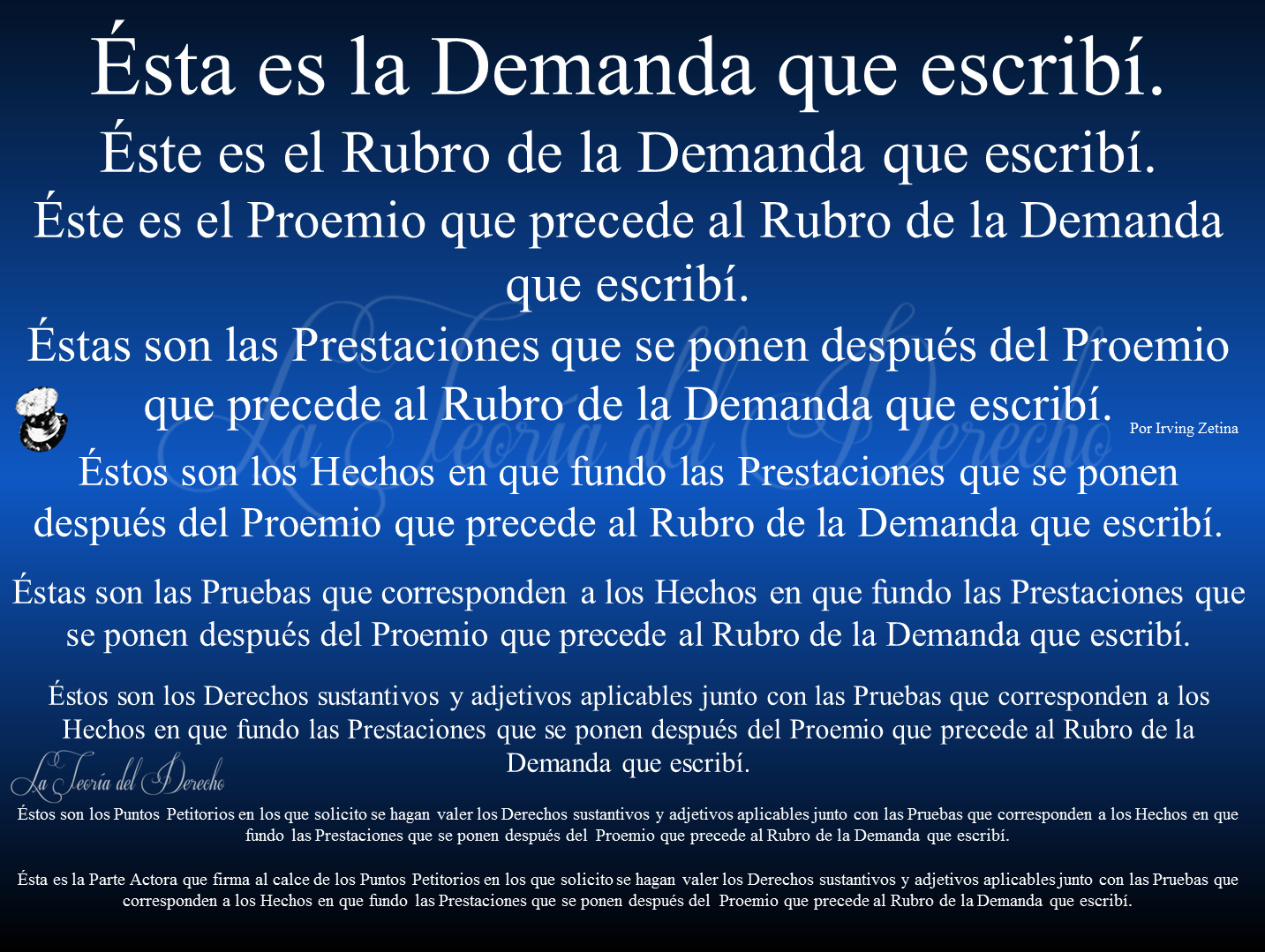 La Teoría del Derecho - Los reto a que lo lean sin trabarse. :D Gracias ...