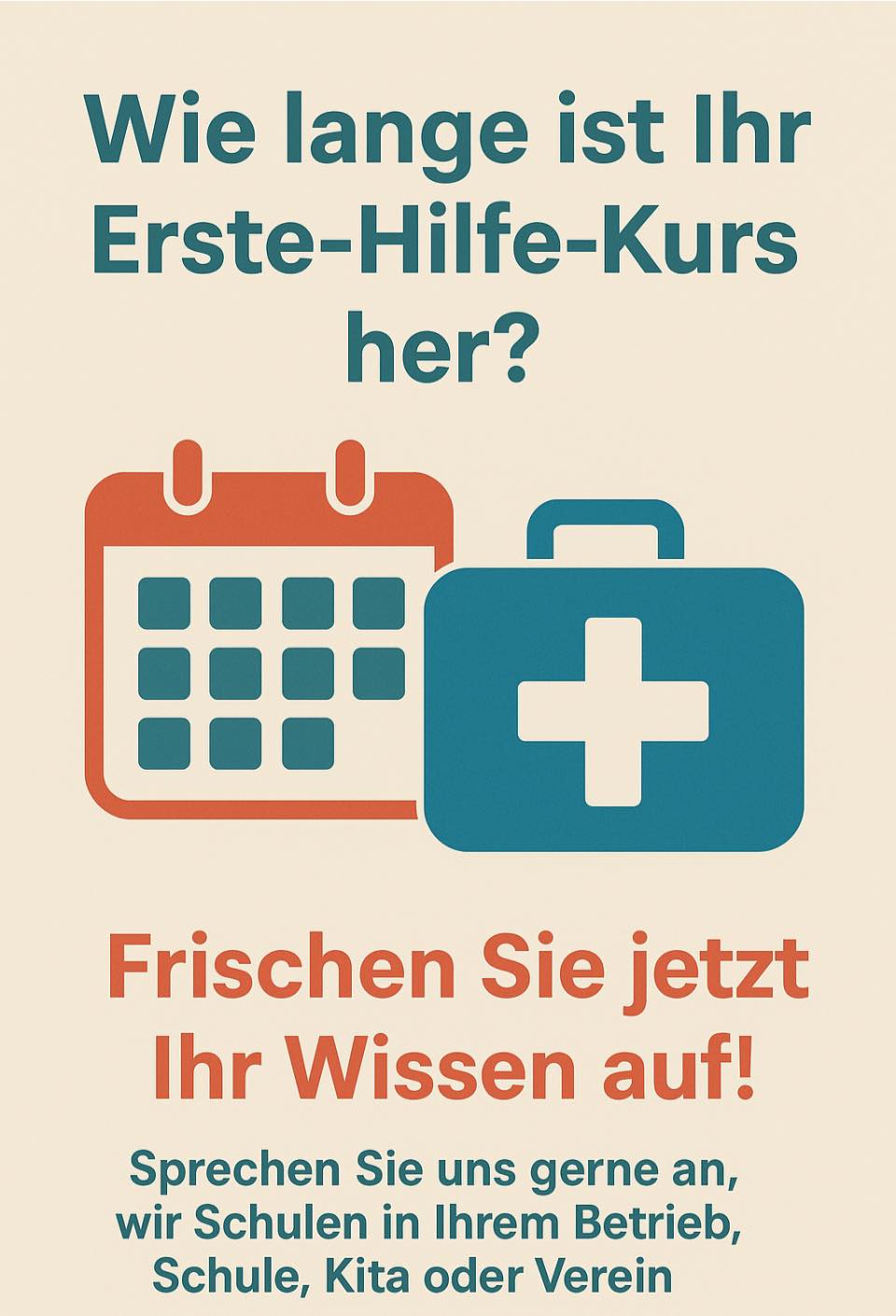 Verwunderlich Wie Lange Ist Erster Hilfe Kurs Gultig Bild