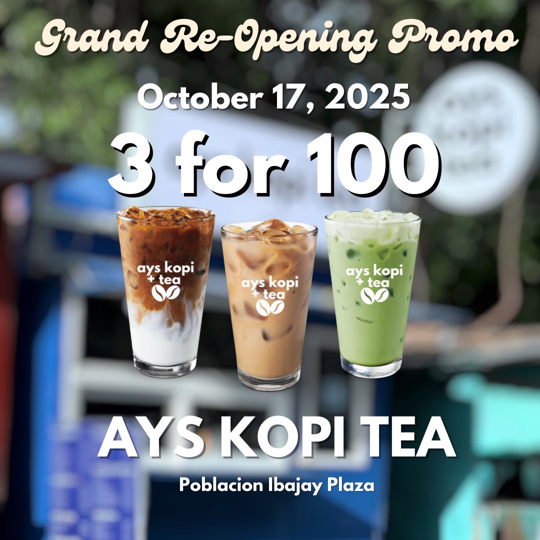 AYS KOPI TEA - Nabas | Nabas Town