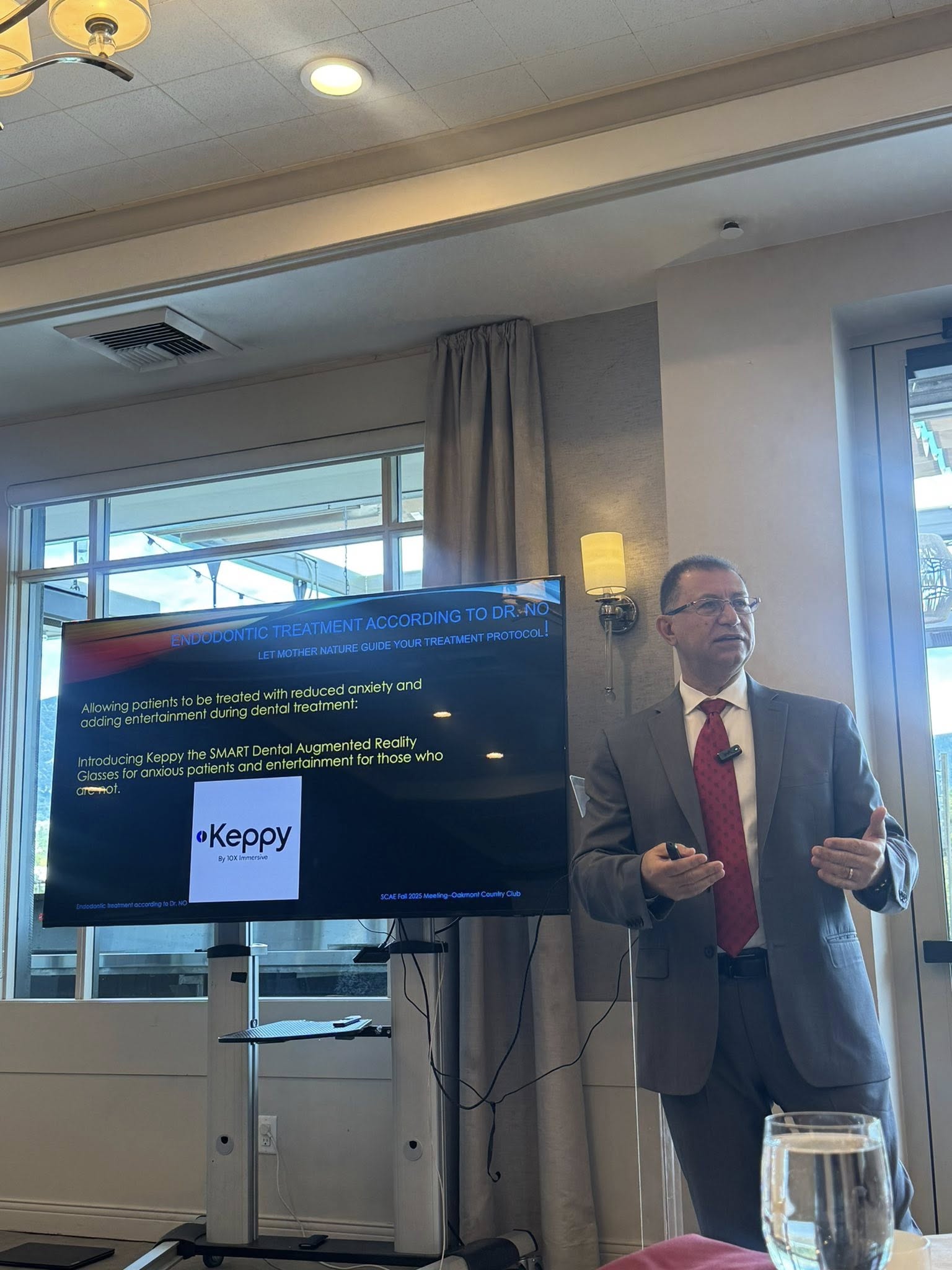 10X - Dr. Nishan Odabashian, Endodontist, presenting Keppy at the SCAE ...