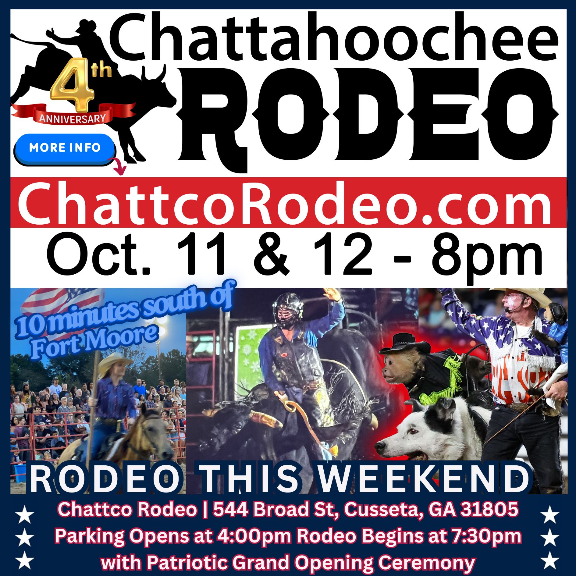 Chattco Rodeo - 🎉 We’re Excited to Welcome USO Fort Moore...
