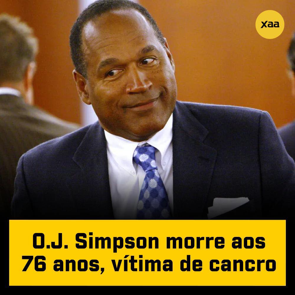 👉O.J. Simpson morre aos 76 anos,... - Xé - Agora Aguenta | Facebook