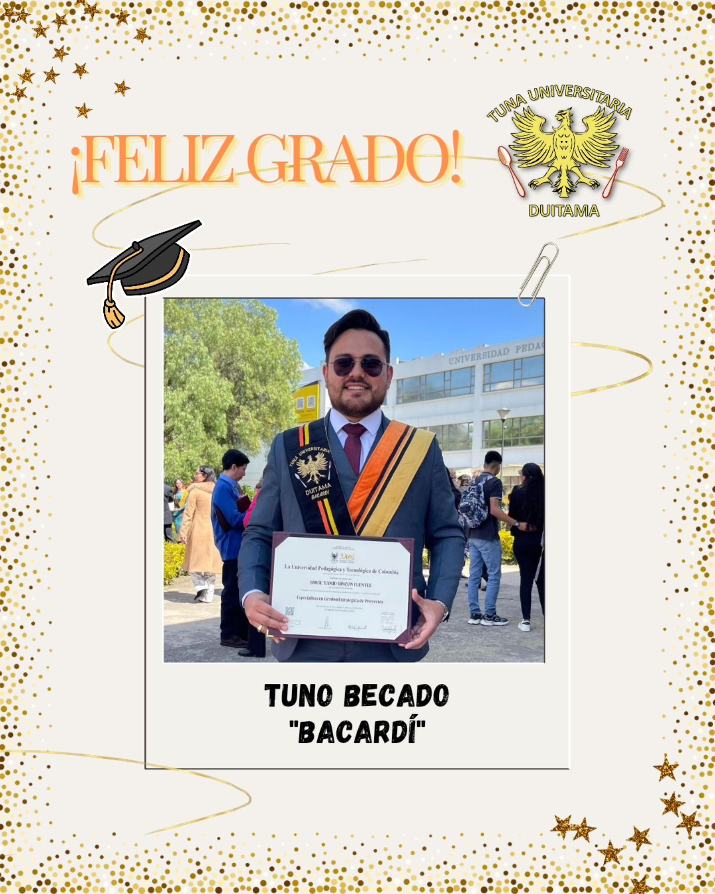 Tuna - ¡Felicidades Tuno Becado Bacardí! 🎓 Hoy la Tuna celebra no solo ...