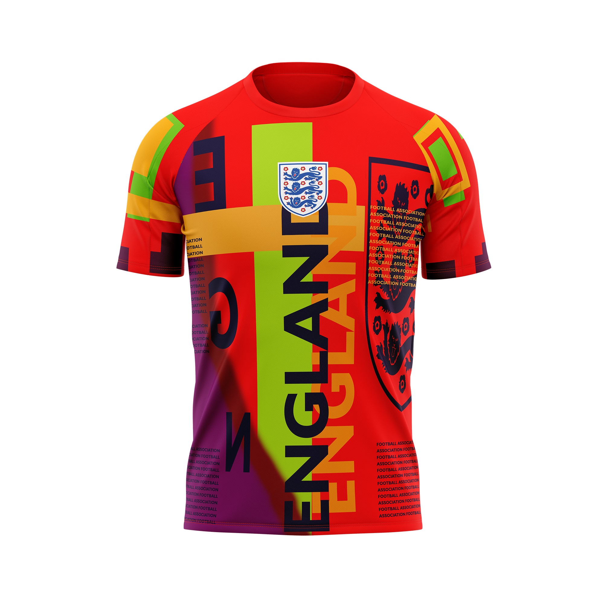 England Euro 96 'Skittles' GK shirt