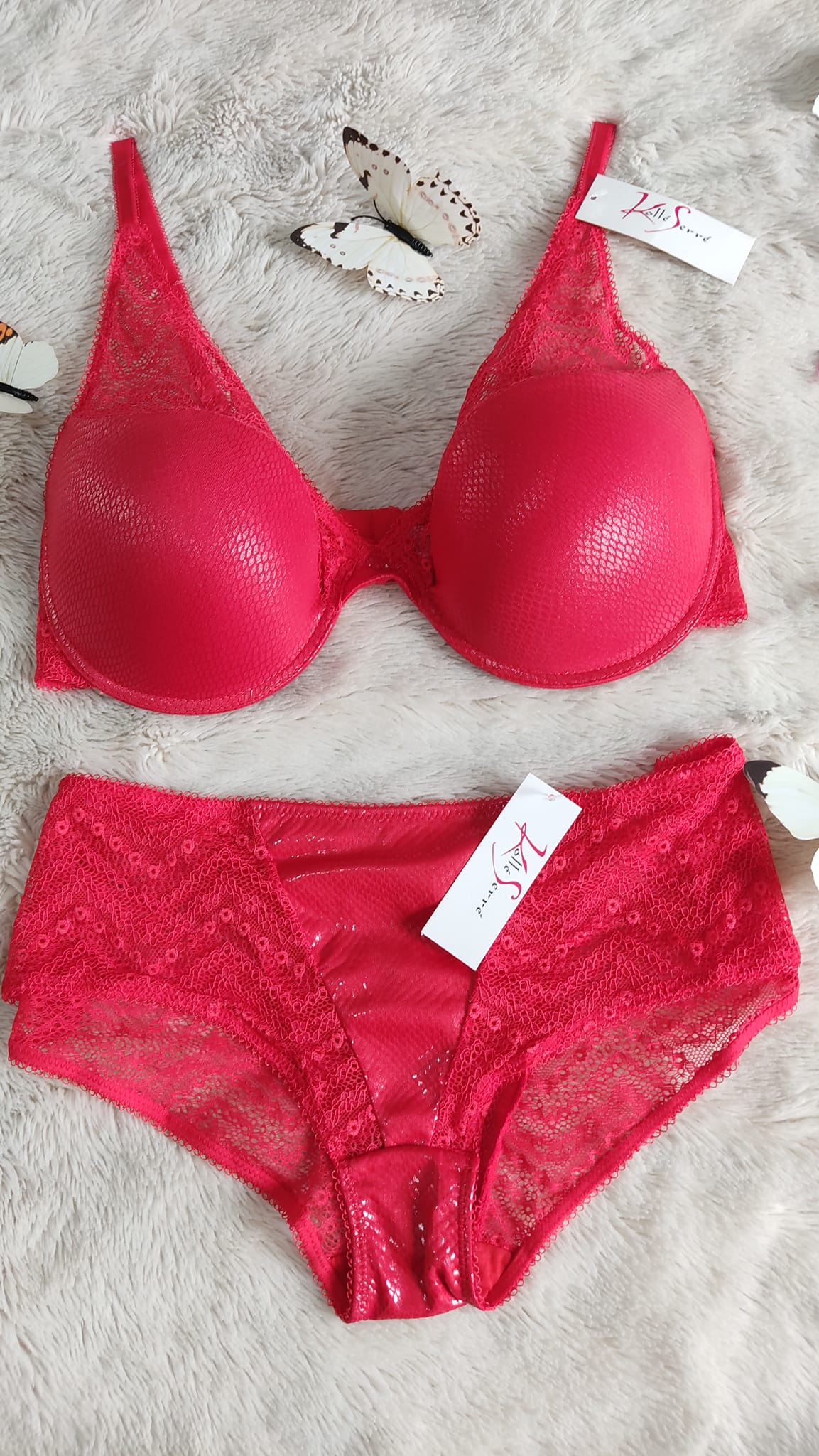 Lot Lingerie Kolle Serre Ref 07512/07553 Wendy - 61 Pièces Turquoise - Soutien-gorge Balconnet Neuf