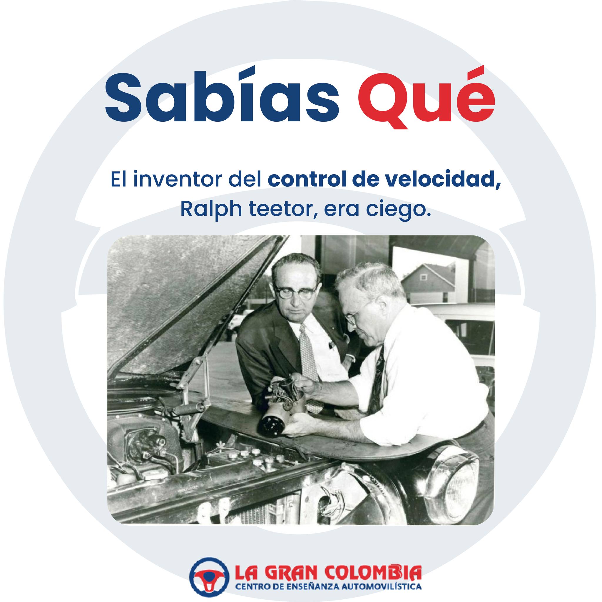 ¿SABÍAS QUÉ? .... - Escuela de Automovilismo La Gran Colombia