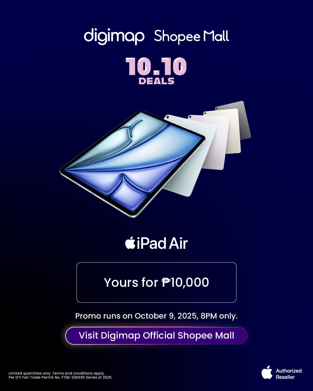 🚨 iPad Air M3... - Digimap PH - Apple Authorized Reseller | Facebook