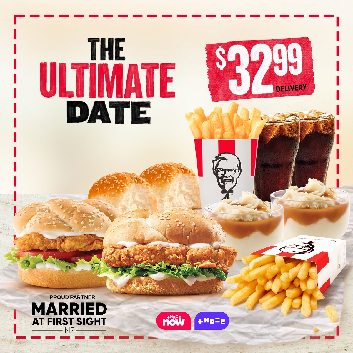KFC - Flex your romantic side with The Ultimate Date 😍 Grab a Zinger ...