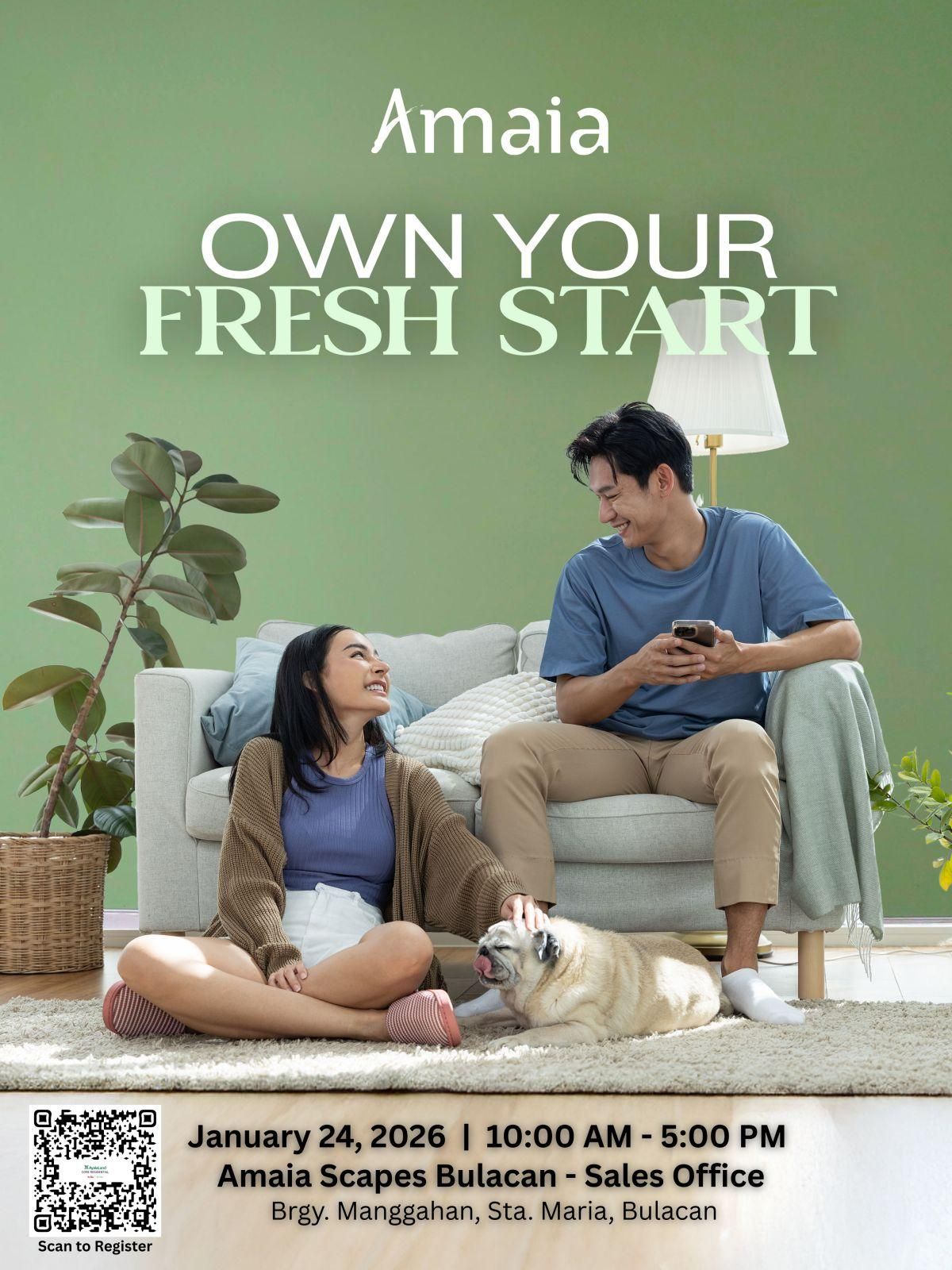 Own your fresh start with Amaia ... - Amaia Scapes Bulacan | Facebook
