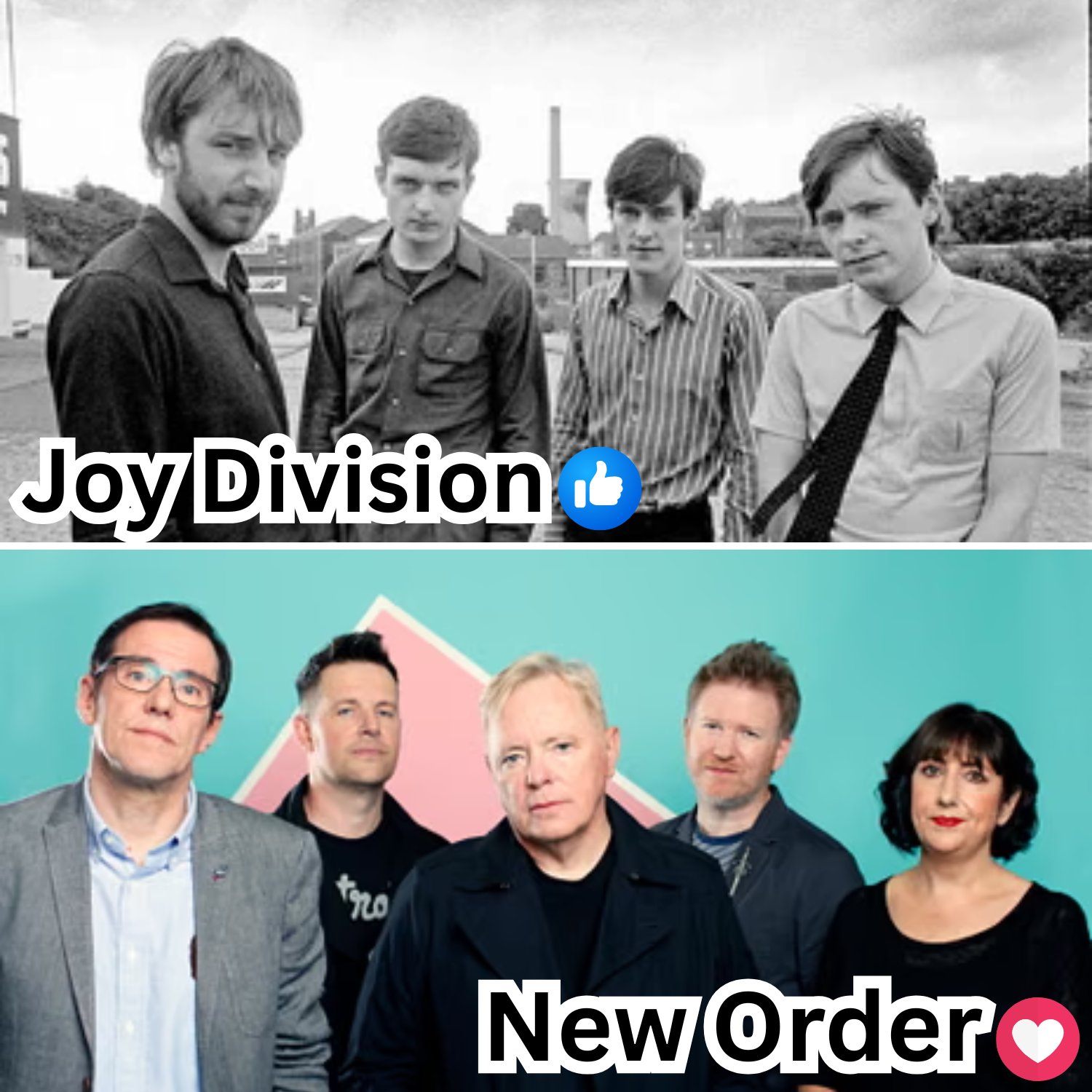 Joy Division / New Order made it in.