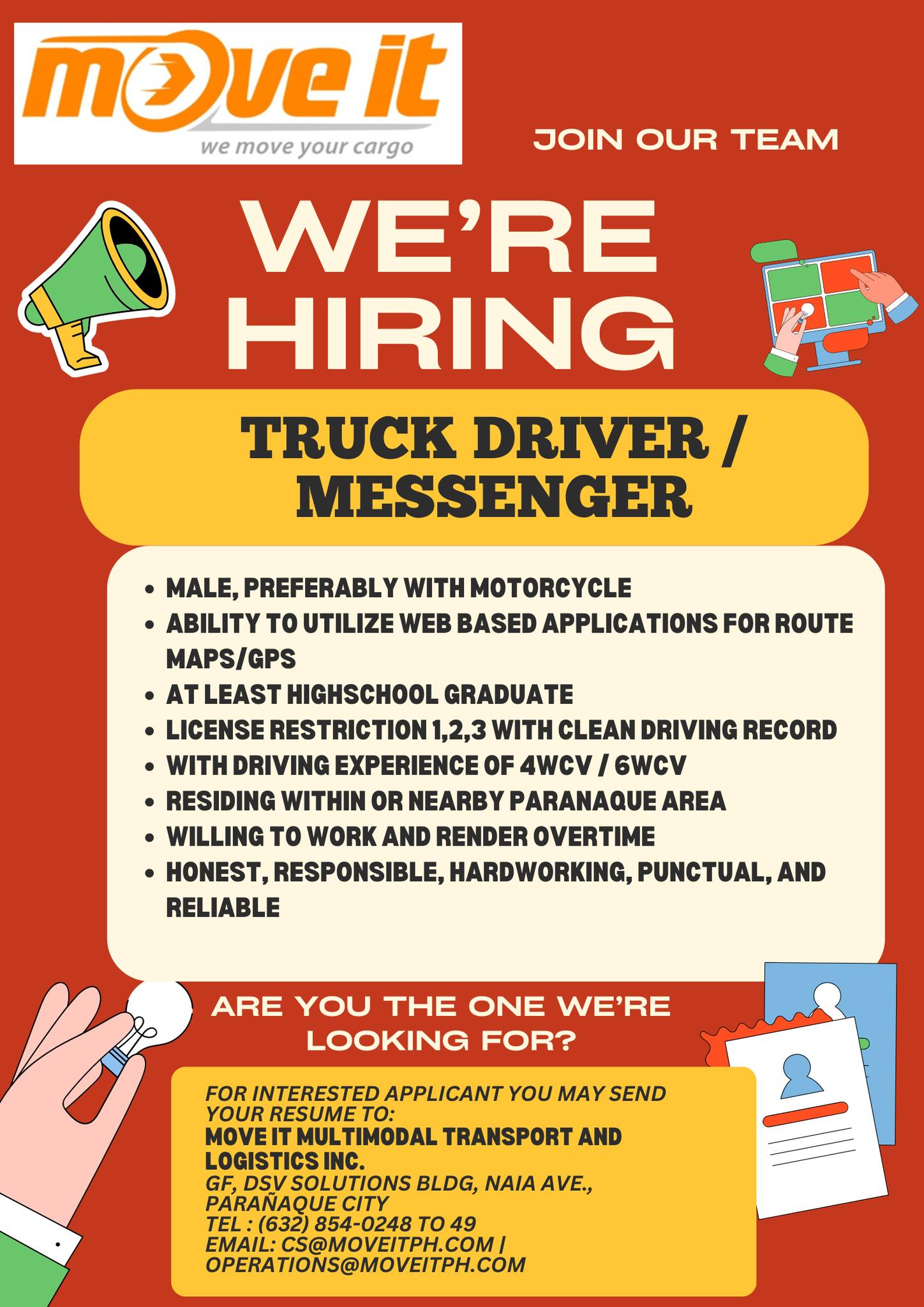 Move It Multimodal Transport and Logistics Inc. | Parañaque