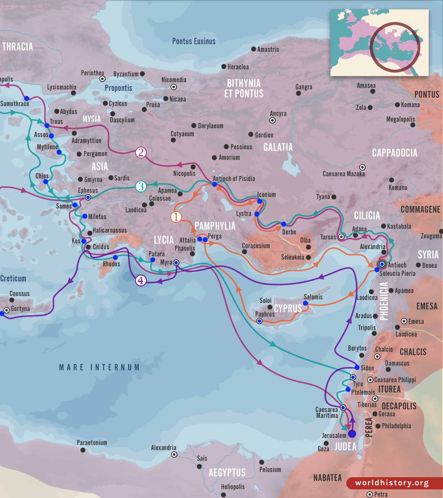Mufti - The Journeys of Paul the Apostle, c. 46-63 CE.... | Facebook
