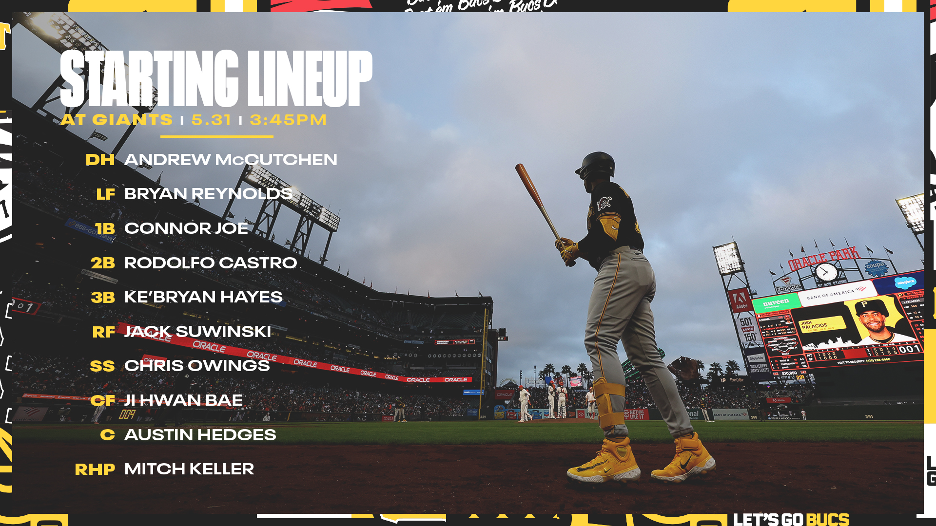 Pittsburgh - One more on the road. 📺 AT&T SportsNet 📻 KDKA 100.1 FM ...