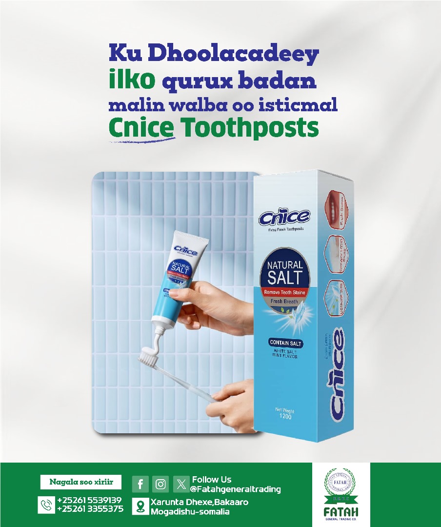 Cnice Toothpaste – ku dooro... - Fatah General Trading Co | Facebook