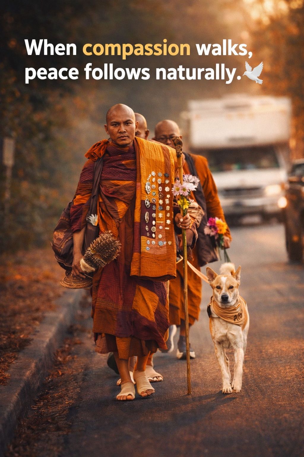 Shilpi - The Walk for Peace Yatra is a living expression of the Buddha ...