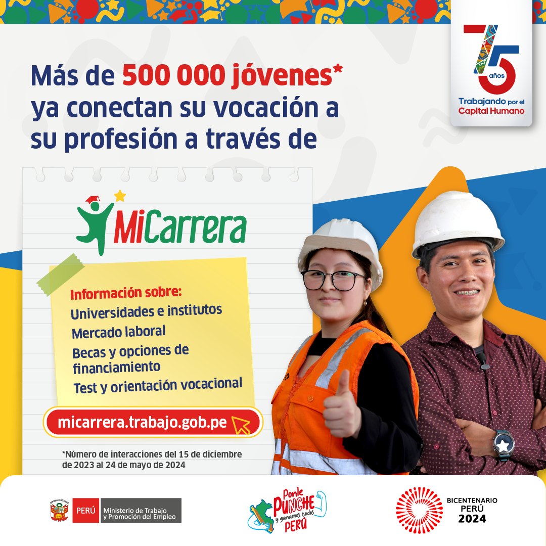 😍... - Ministerio de Trabajo y Promoción del Empleo del Perú | Facebook