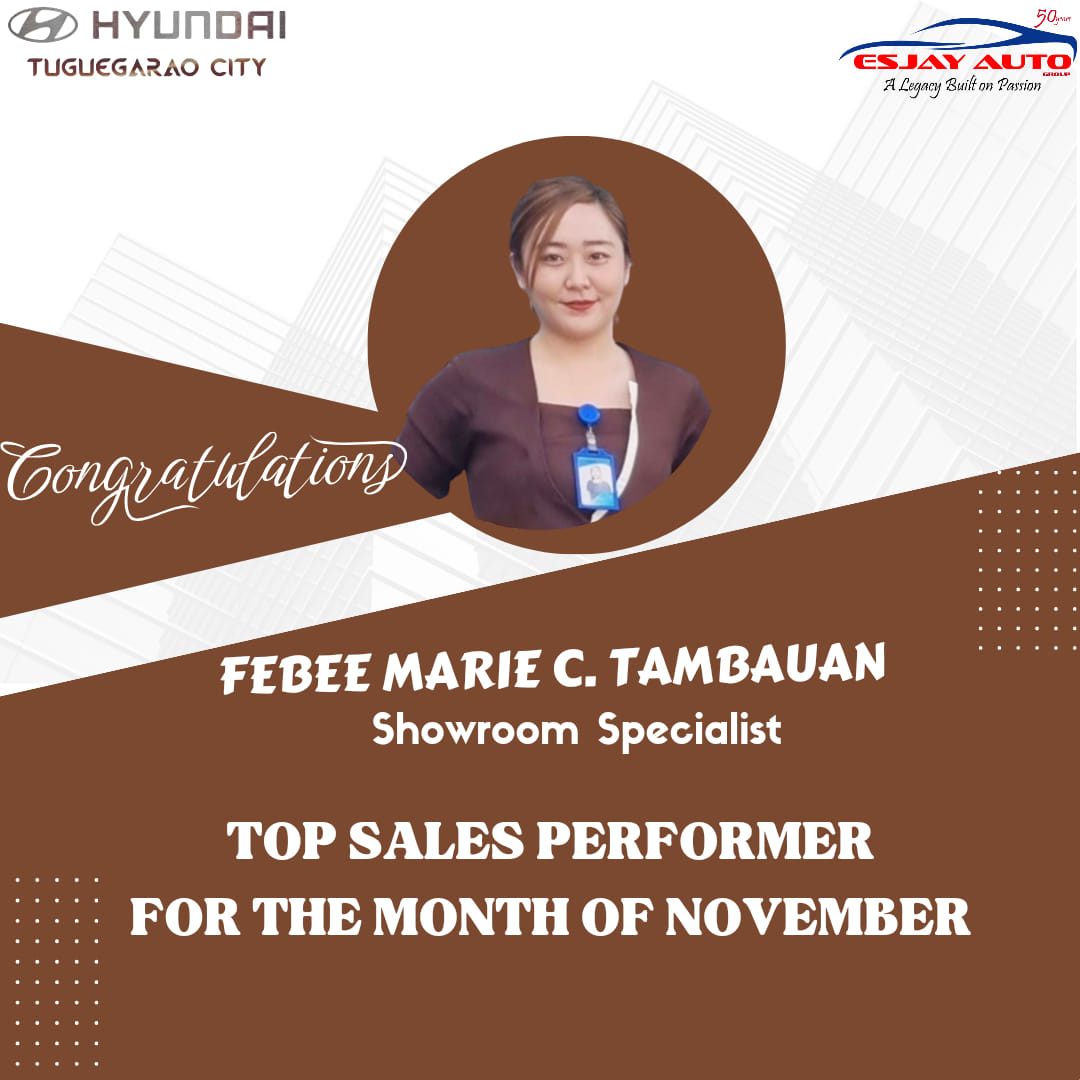 Congratulations Ms. Febee Marie... - Hyundai Tuguegarao City