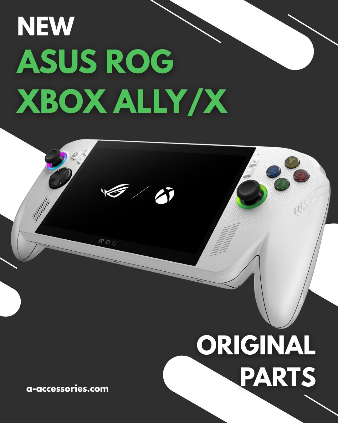 Asus - ROG Xbox Ally & Xbox Ally X spare parts are HERE! Chargers ...