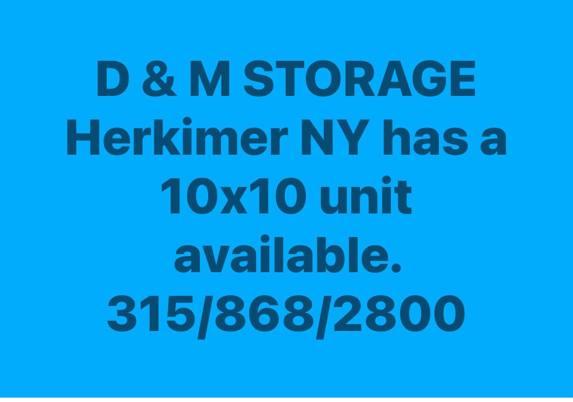 D&M Storage | Herkimer NY