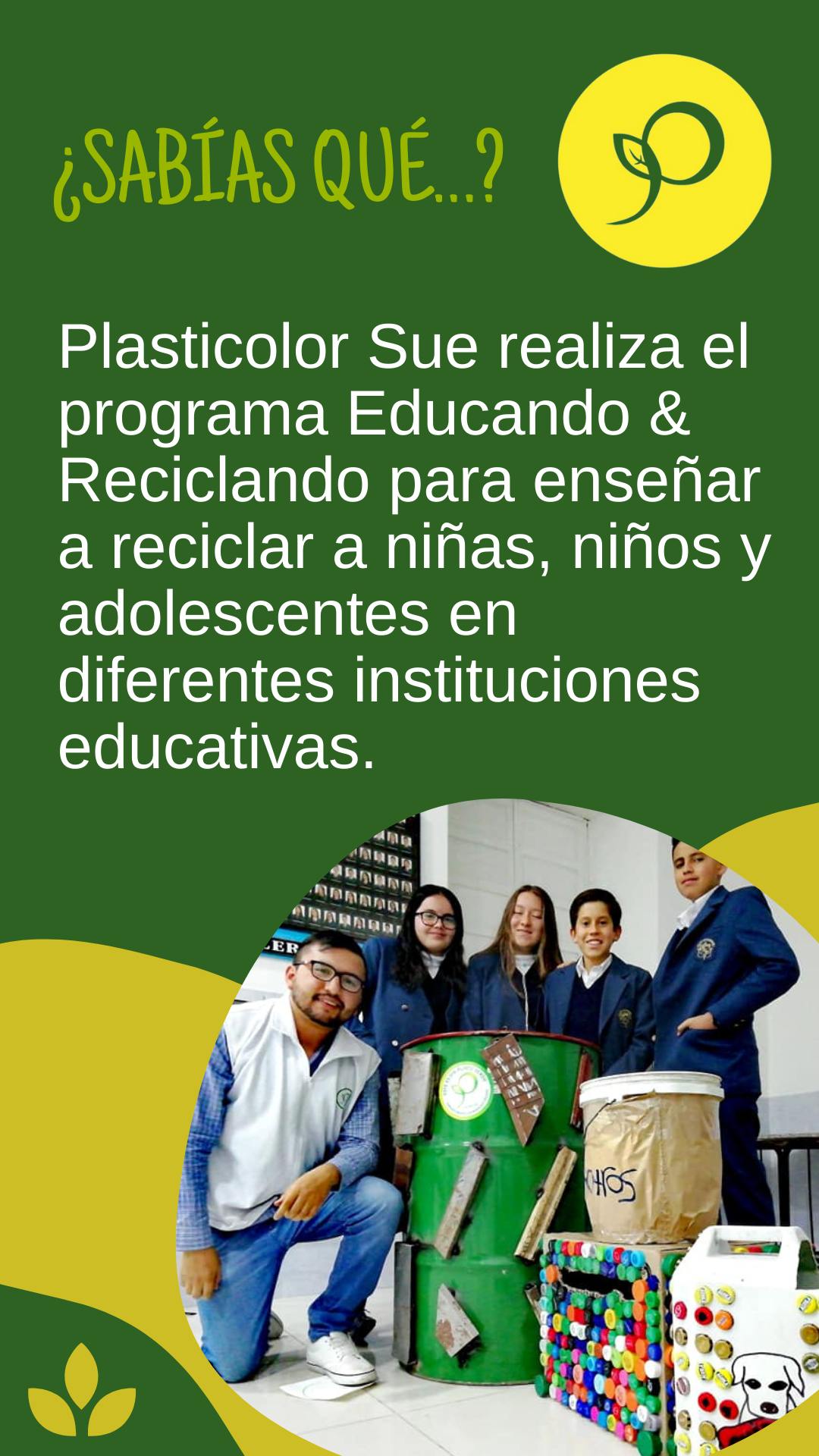 Plasticolor - ¿Sabías qué? Plasticolor Sue realiza el programa Educando ...