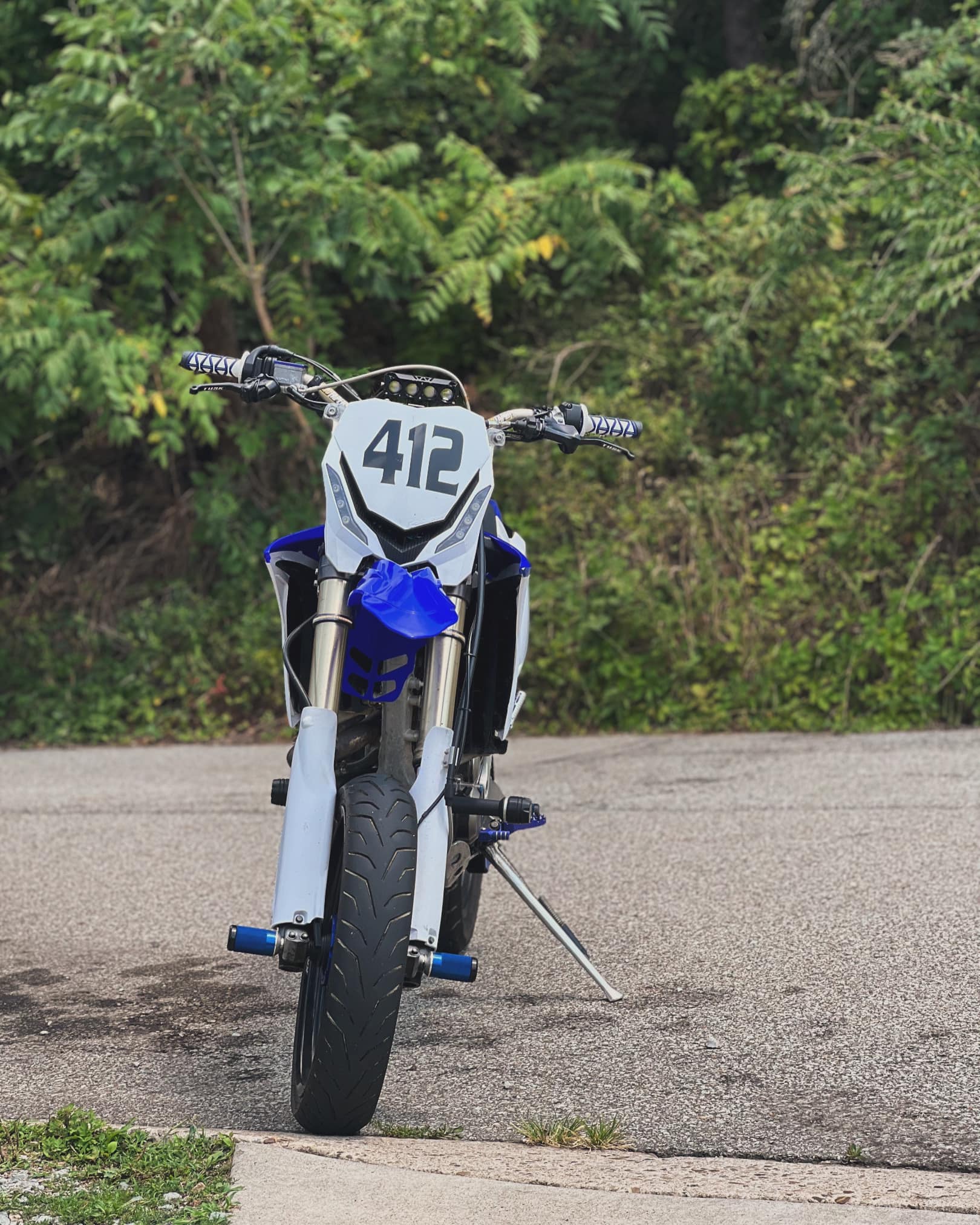 How to fix a spongy front brake on a motorcycle?