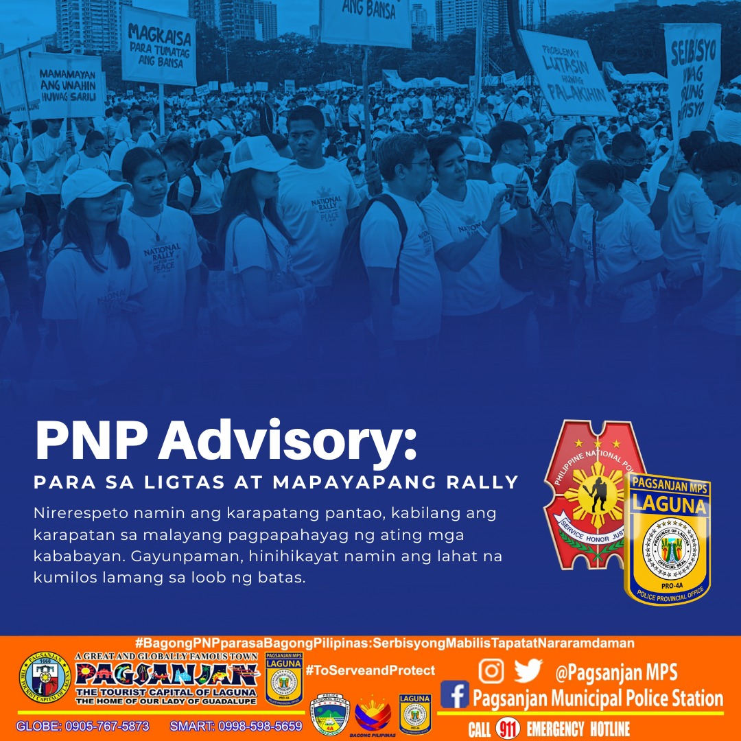 Infographic | UNDAS... - Pagsanjan Municipal Police Station | Facebook
