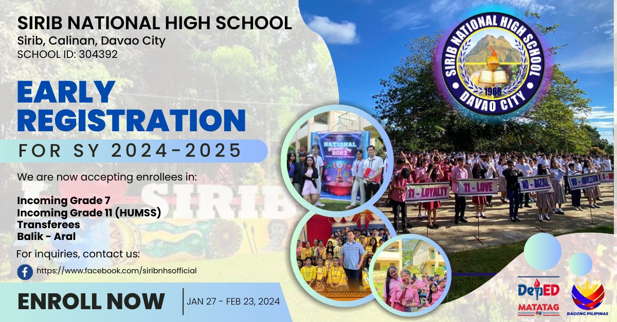 Consistent with the... - Sirib National High School