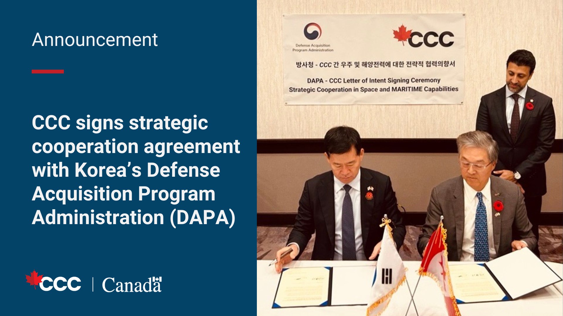 CCC is proud to announce that it has signed a Letter of Intent (LOI ...
