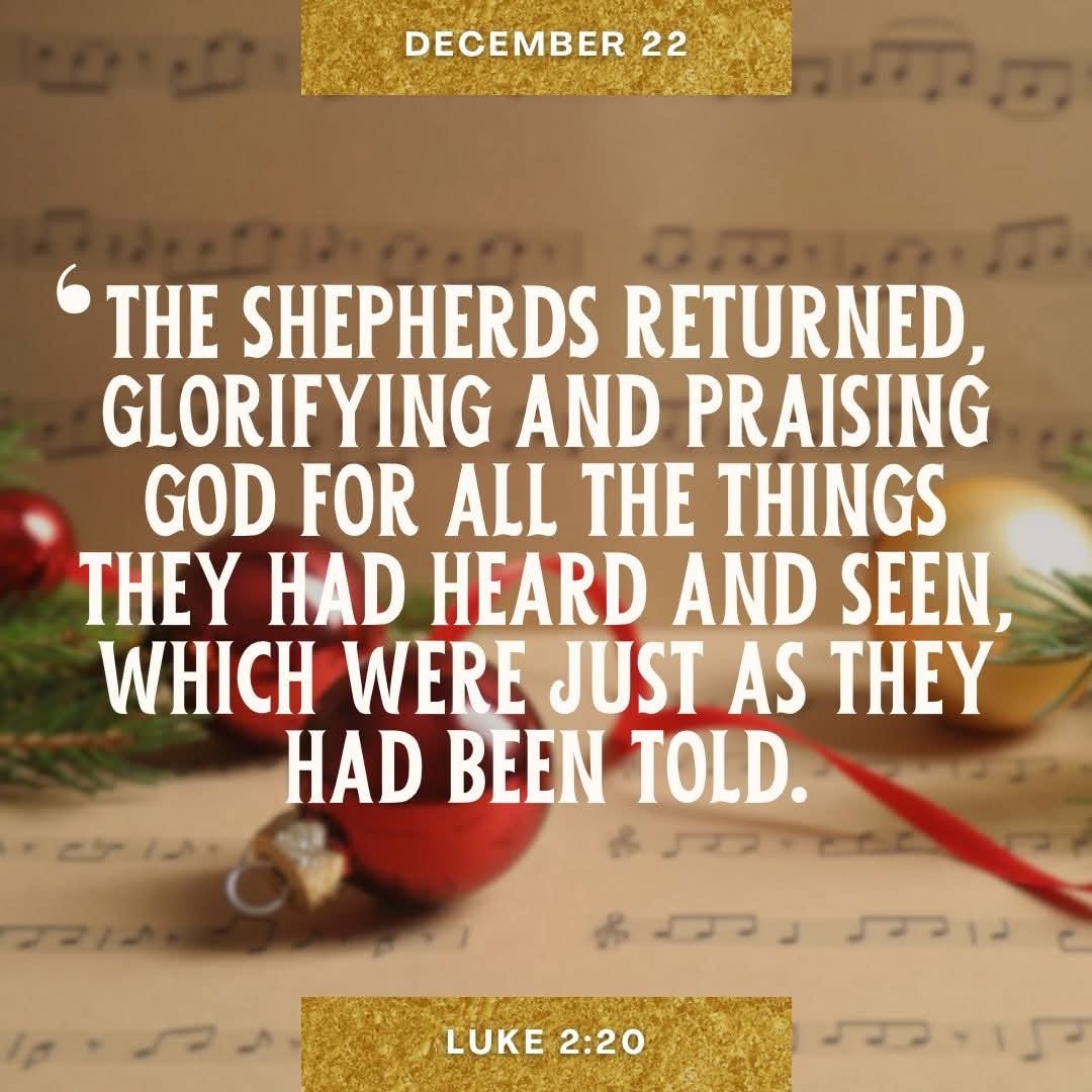 Luke 2:20 KJV [20] And... - Lakeway United Pentecostal Church | Facebook