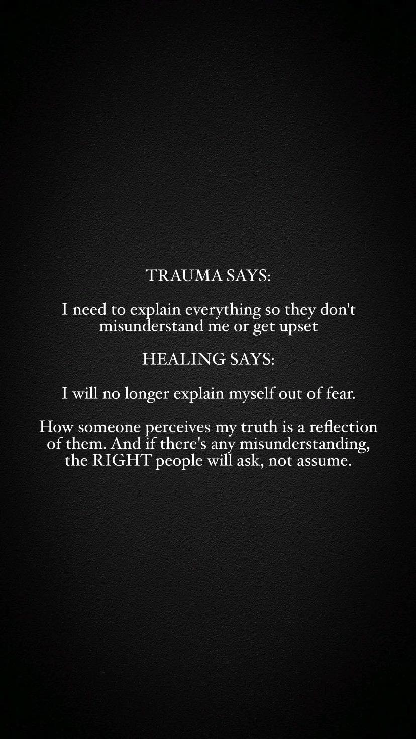 Future - TRAUMA SAYS: "I need to explain everything so they don't ...