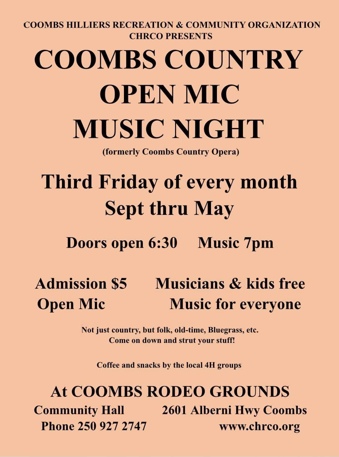 Coombs RodeoGrounds - CHRCO