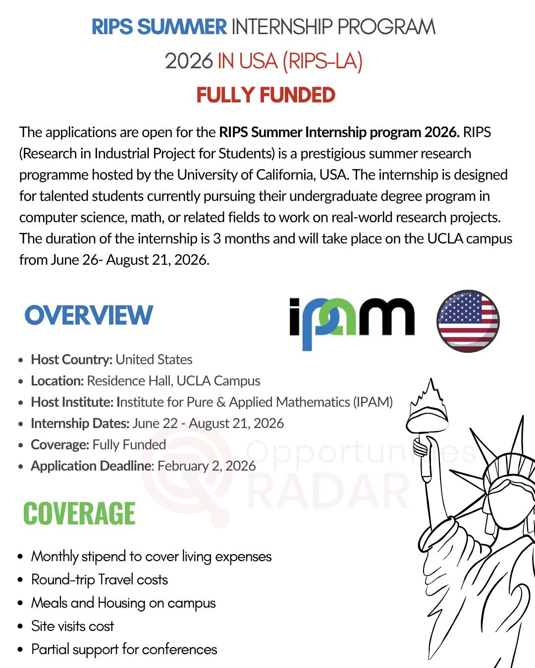 Youth - RIPS Summer Internship 2026 in the USA 🇺🇸 (Fully Funded) Visit ...
