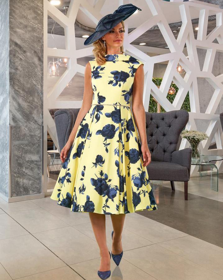 aidan mattox cocktail dress with peplum Sleeveless Embellished Crepe and Tulle Midi Model shown is 510 Color:Ash Grey Bridal Wear Bridal Shower Debenhams