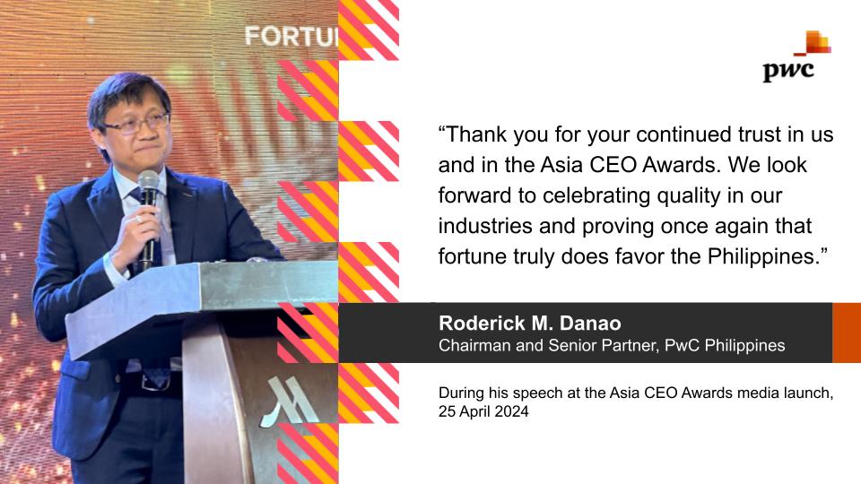 PwC - PwC Philippines is proud to be the Knowledge Partner for the 2024 ...