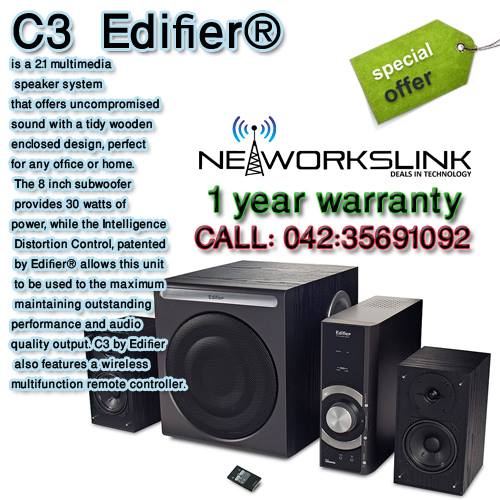 NetworksLink - C3 by Edifier® is a 2.1 multimedia speaker system that ...