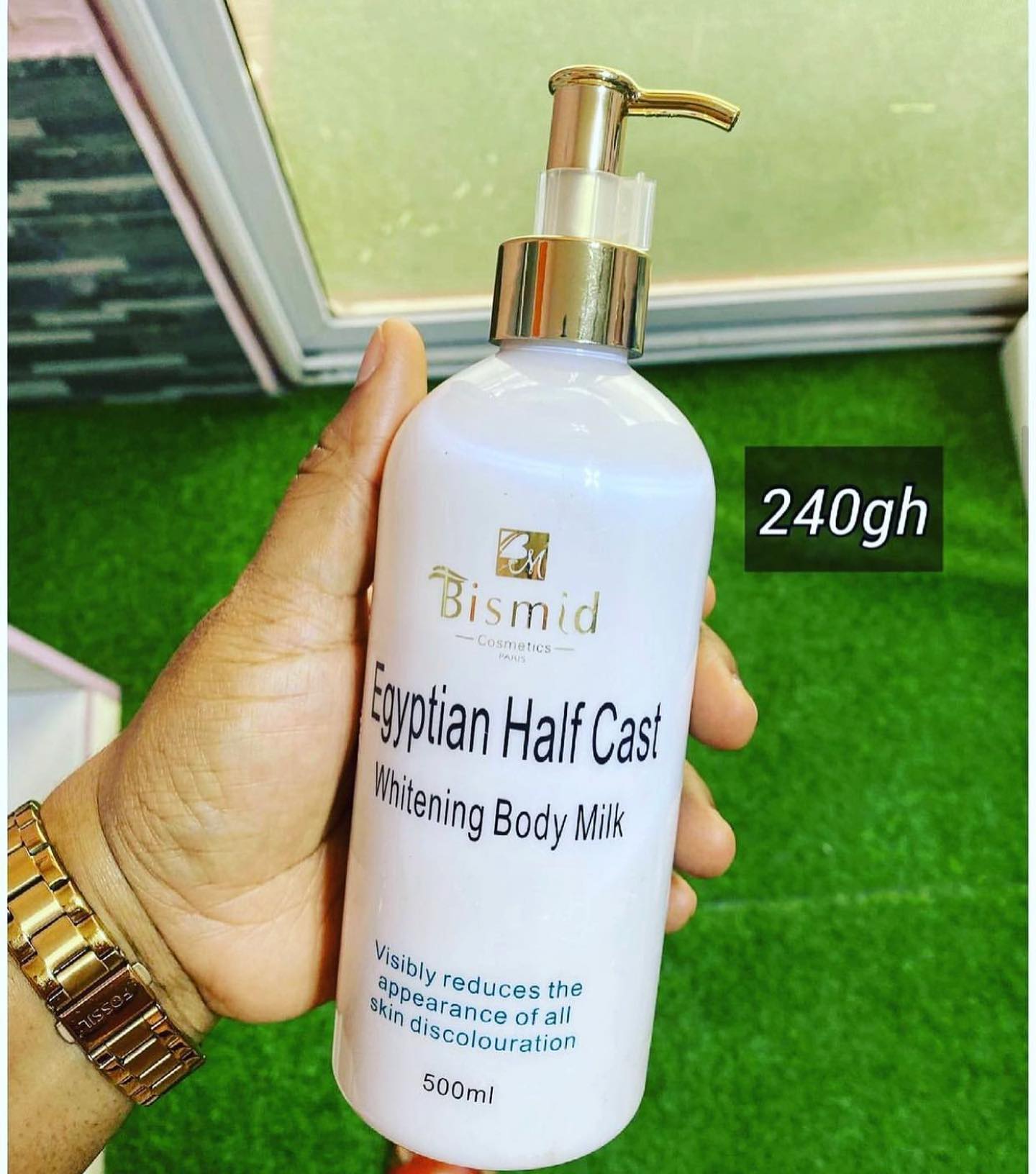 Lait Raffermissant Et Gel Douche Exfoliant BISMID - Blanchissant 500 Ml - Neuf