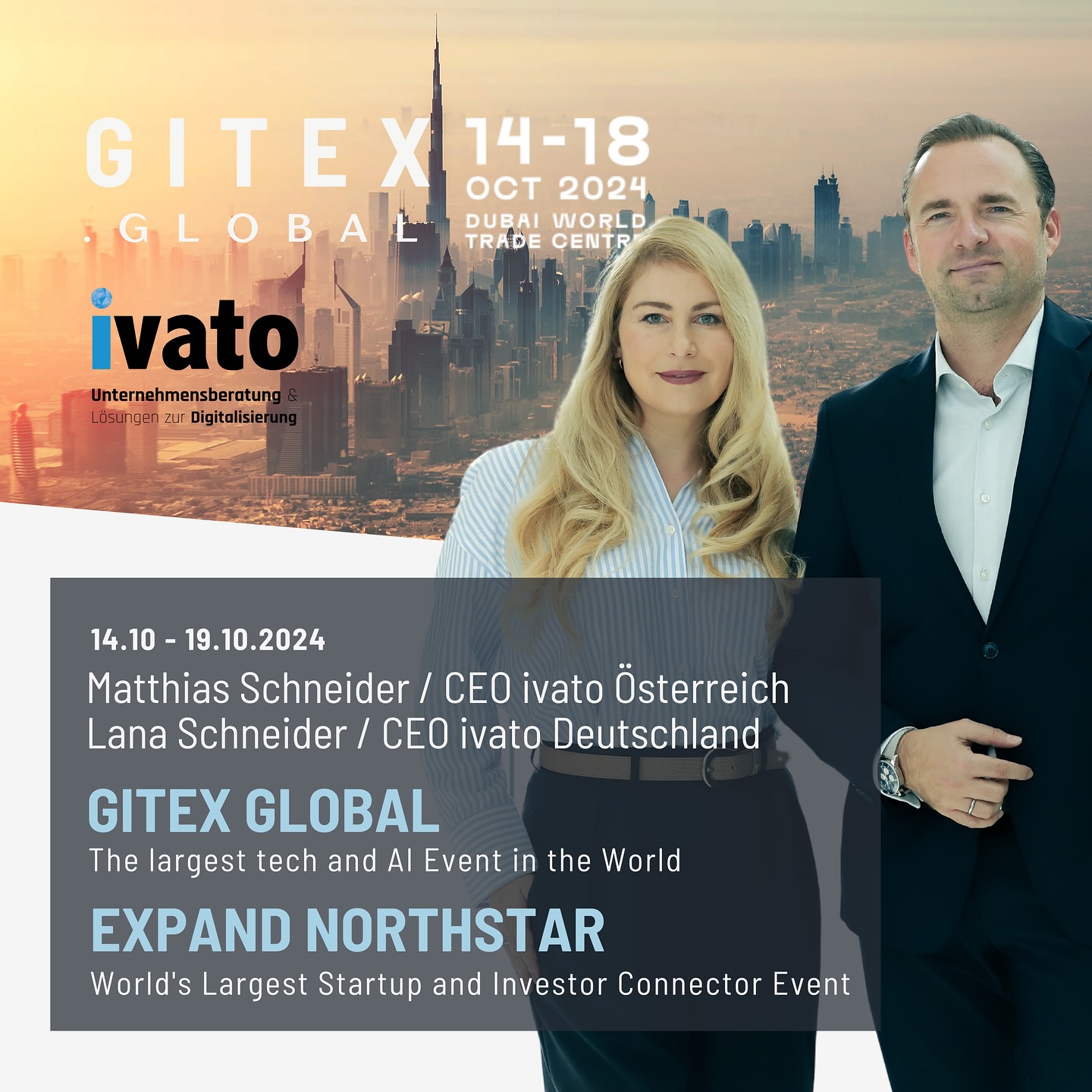 ivato GmbH - Treffen Sie uns auf der GITEX und Expand... | Facebook