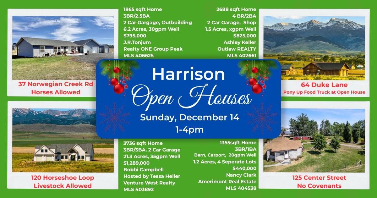 Harrison Area ~ Open Houses