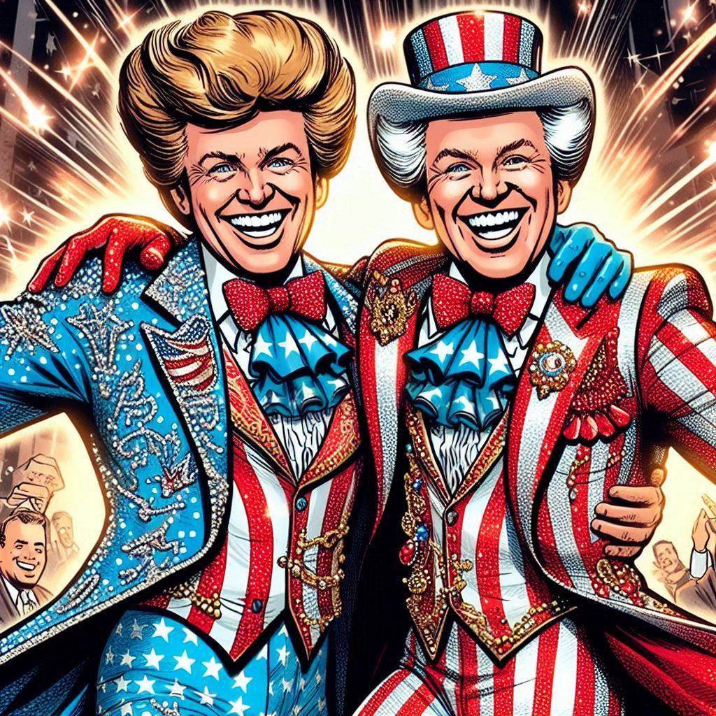 Design Prompt Title: “Retro Sprint – Wonder Woman & The Bionic Man