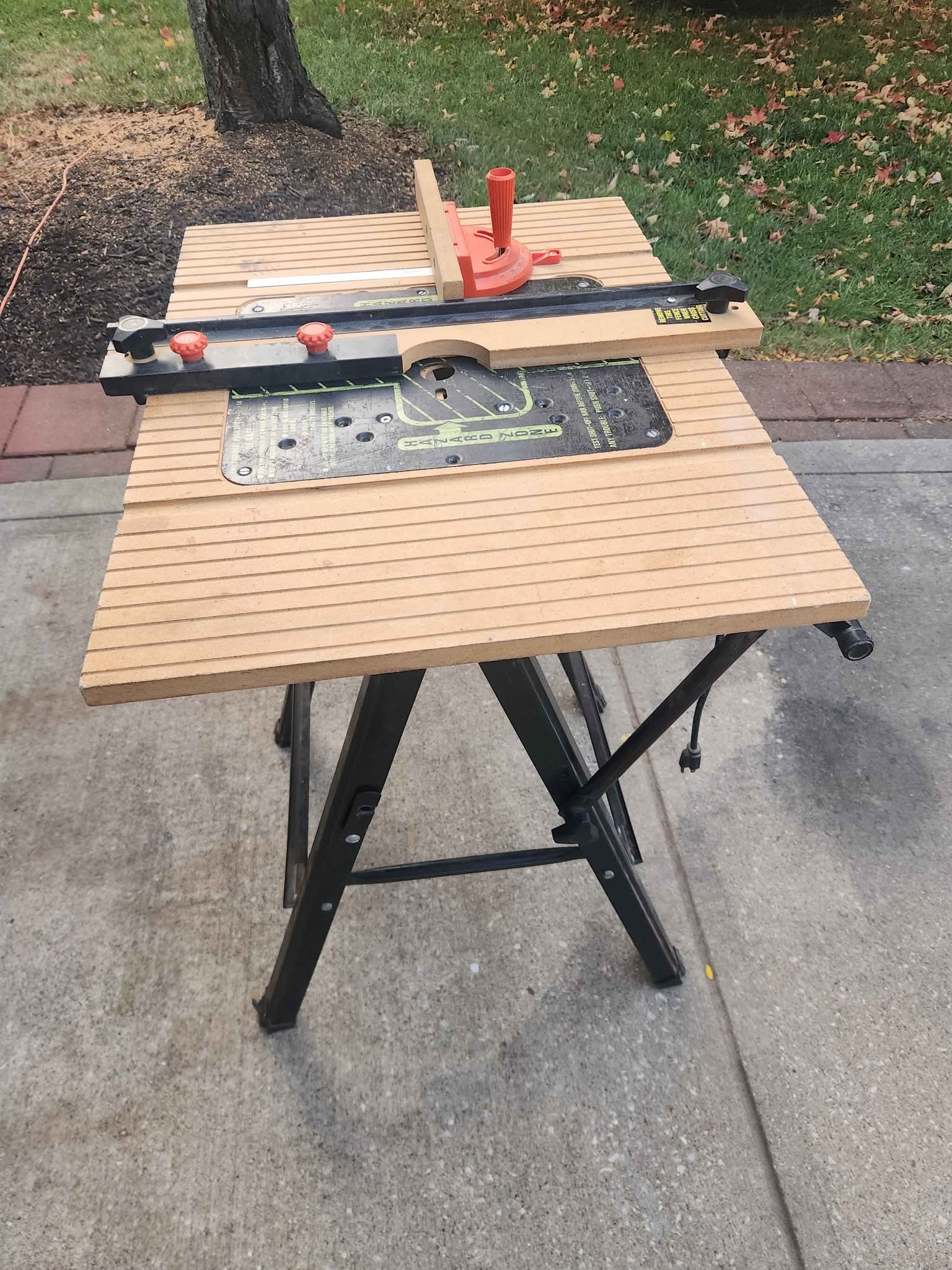 Hirsch Folding Router/Saw Table - Router Tables - Brownsburg, Indiana ...