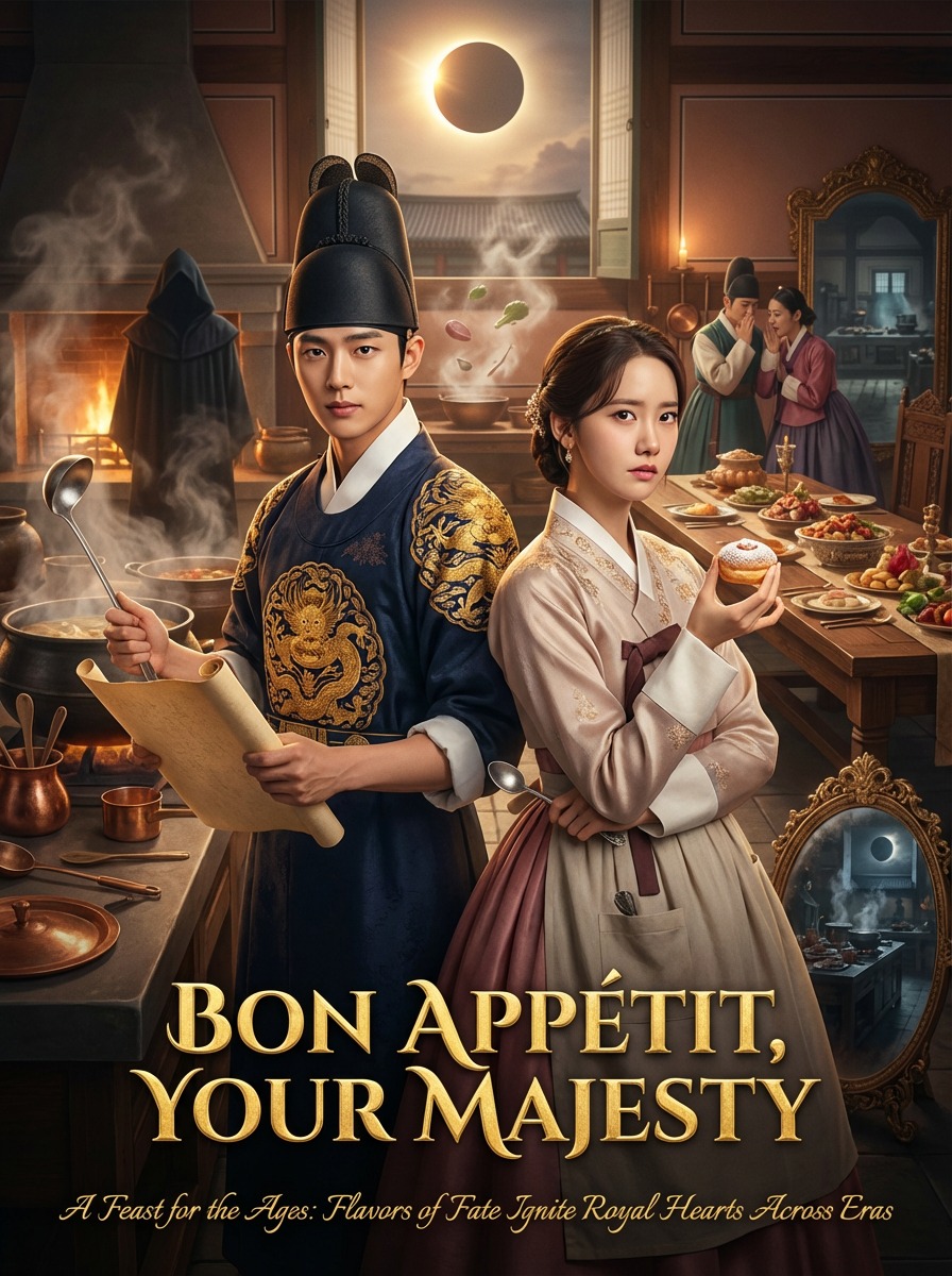 YOO NA Bon Appétit Your Majesty ポスター The couple visuals and food shots in tvN's new official poster for