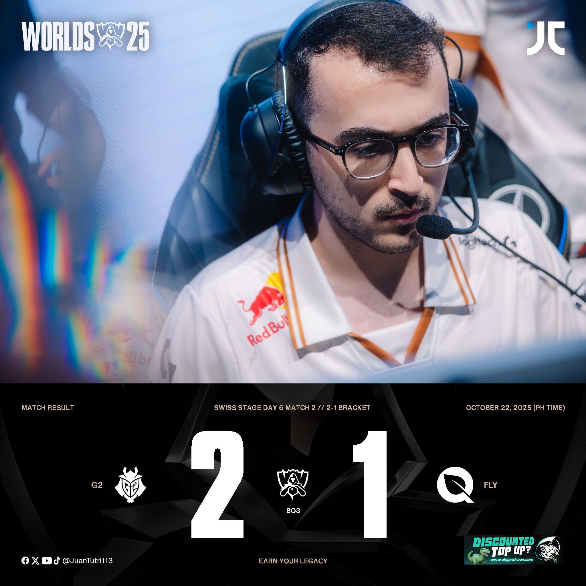 JC - G2 Esports reverse swept FlyQuest and will head to their first ...