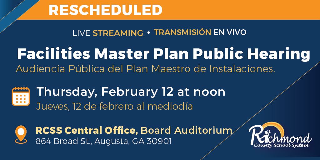 RCBOE Facilities Master Plan Public Hearing