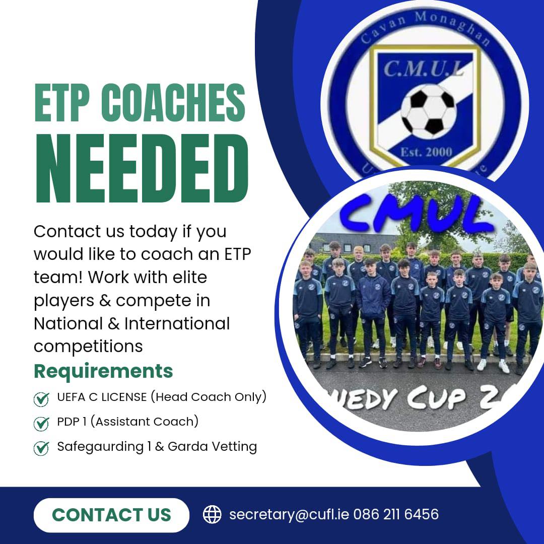 Interested in... - CMUL -Cavan Monaghan Underage League