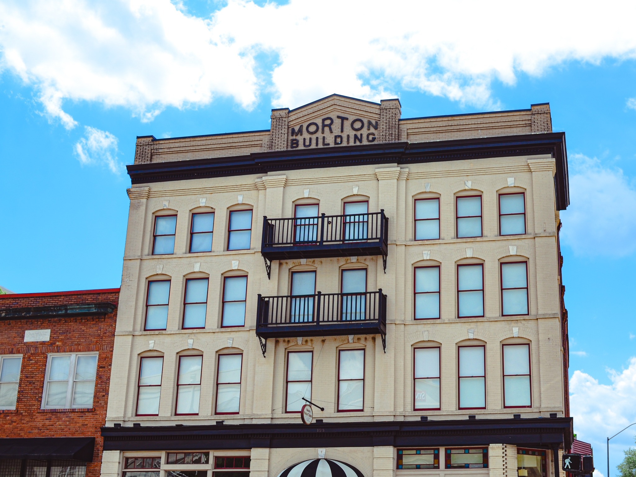 Historic Athens - The Morton Building, erected in 1910 by...