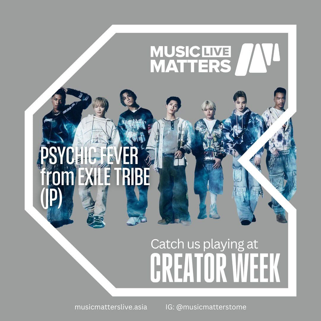 Discover Psychic Fever from Exile Tribe at Music Matters Live 2024