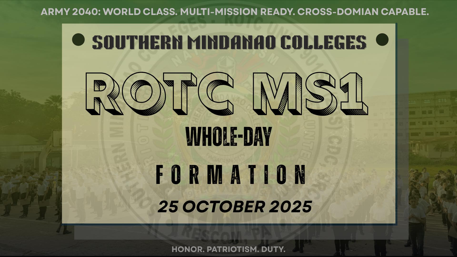 Southern Mindanao Colleges ROTC-Unit | Pagadian City