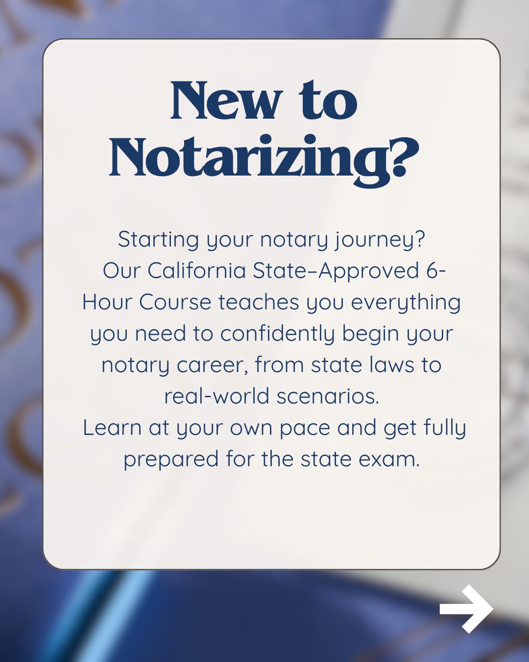 Notary Course Online