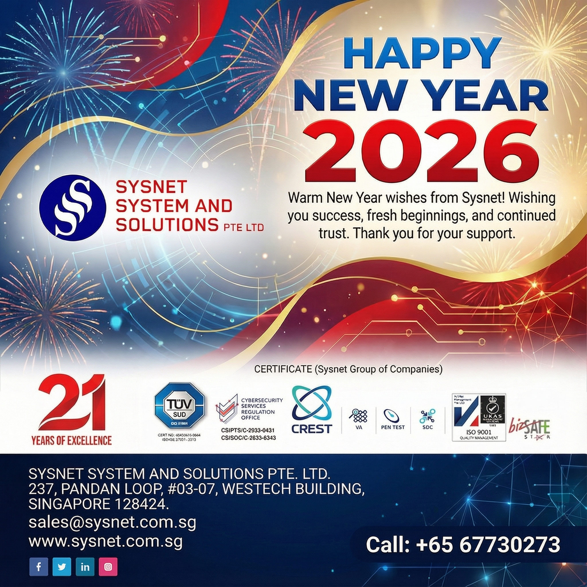 Sysnet System and Solutions Pte Ltd | City West Singapore