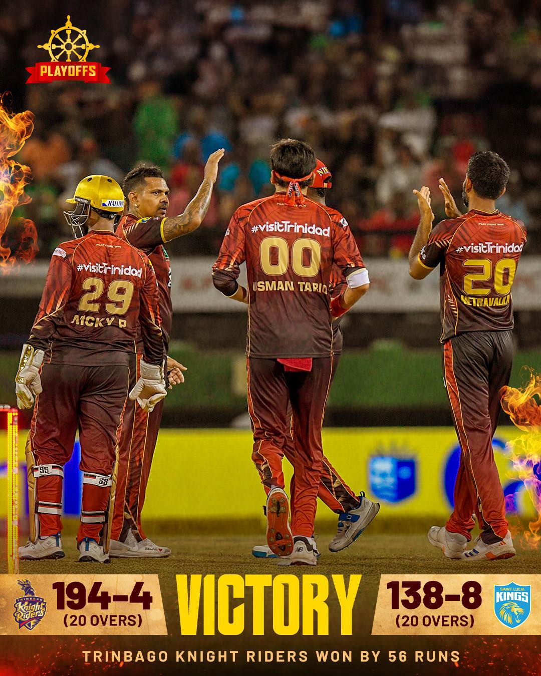 Trinbago - Well, that was easy! 😋 #SLKvTKR | #WeAreTKR | # ...